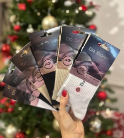 Silberfaden-Socken als gesundheitsförderndes Geschenk