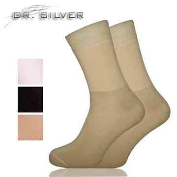 Dr. Silver Luxury ezüst zokni