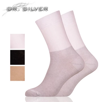 Dr. Silver Luxury ezüst zokni