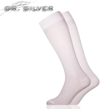 Dr. Silver térd ezüst zokni