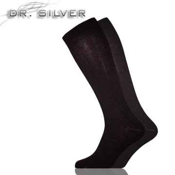 Dr. Silver térd ezüst zokni