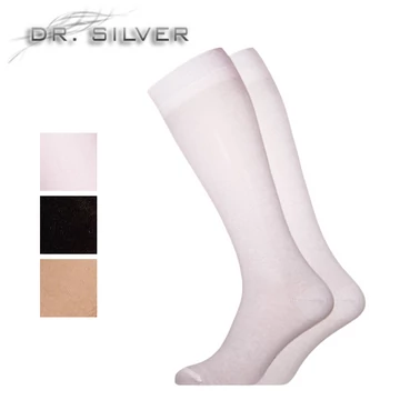 Dr. Silver térd ezüst zokni