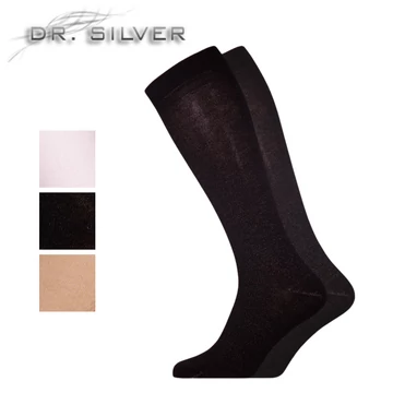 Dr. Silver térd ezüst zokni