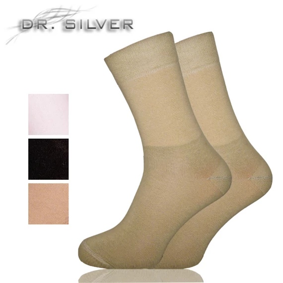Dr.Silver Luxury Silber Socken