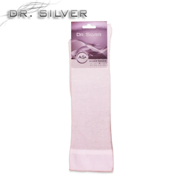 Dr. Silver Knie Silber Socken