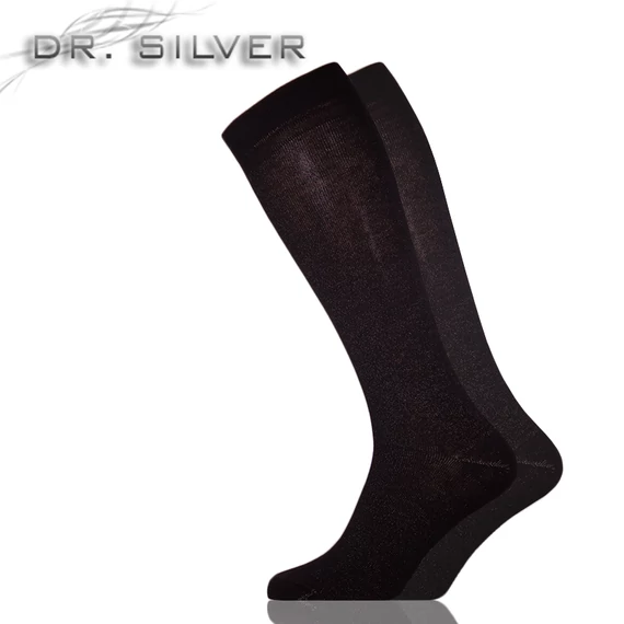 Dr. Silver Knie Silber Socken