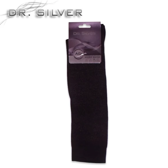 Dr. Silver Knie Silber Socken